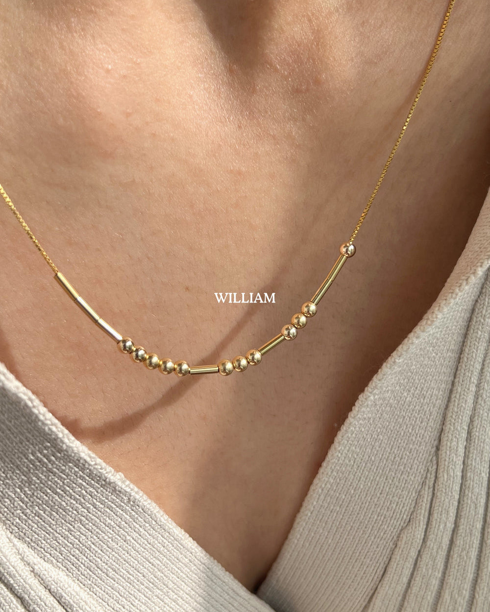 Collier Code Morse