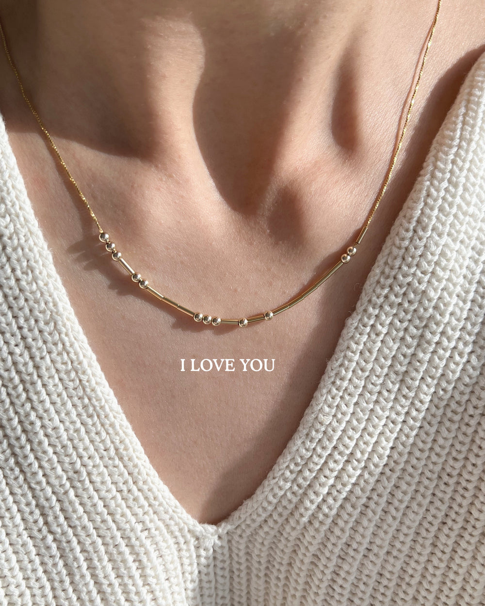 Collier Code Morse