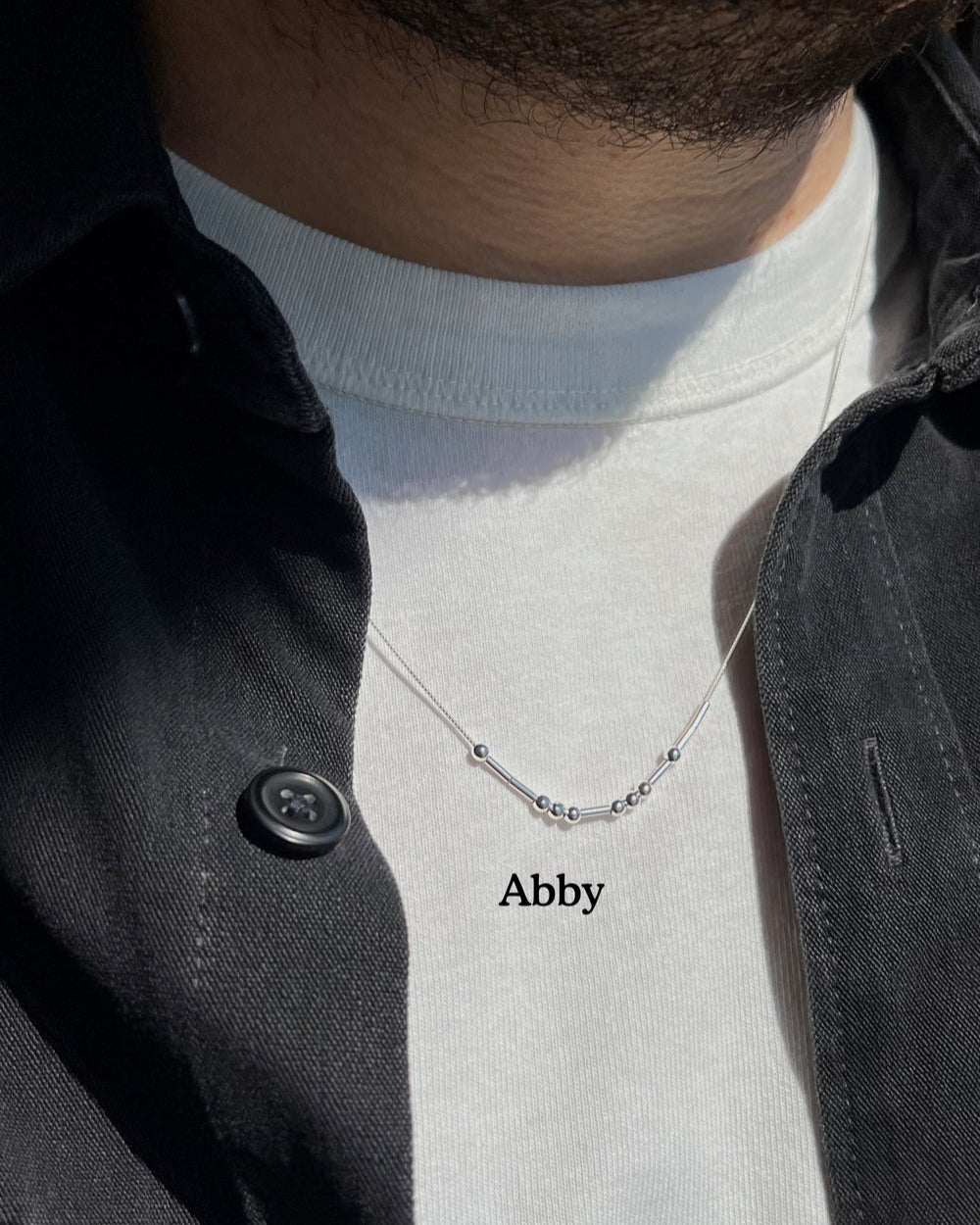 Collier Code Morse