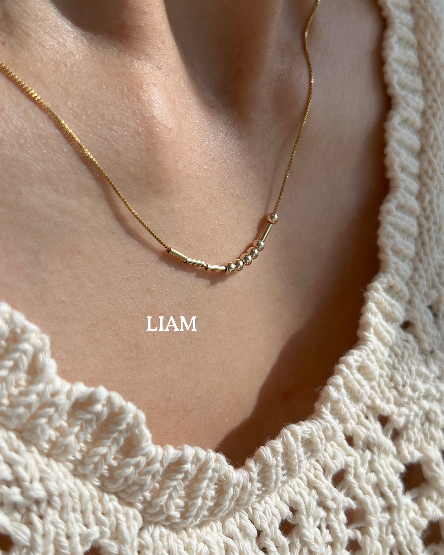 Collier Code Morse